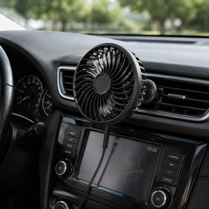 USB Dashboard Car Fan