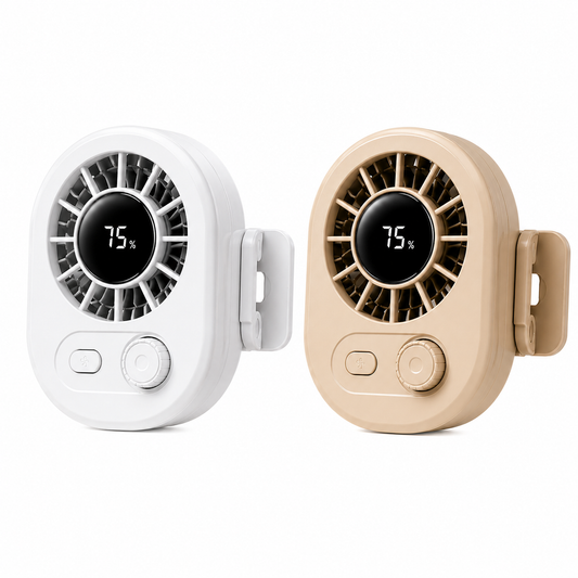 360° Clip-On Car Fan – Portable Cooling Anywhere, Powerful 100-Speed Airflow