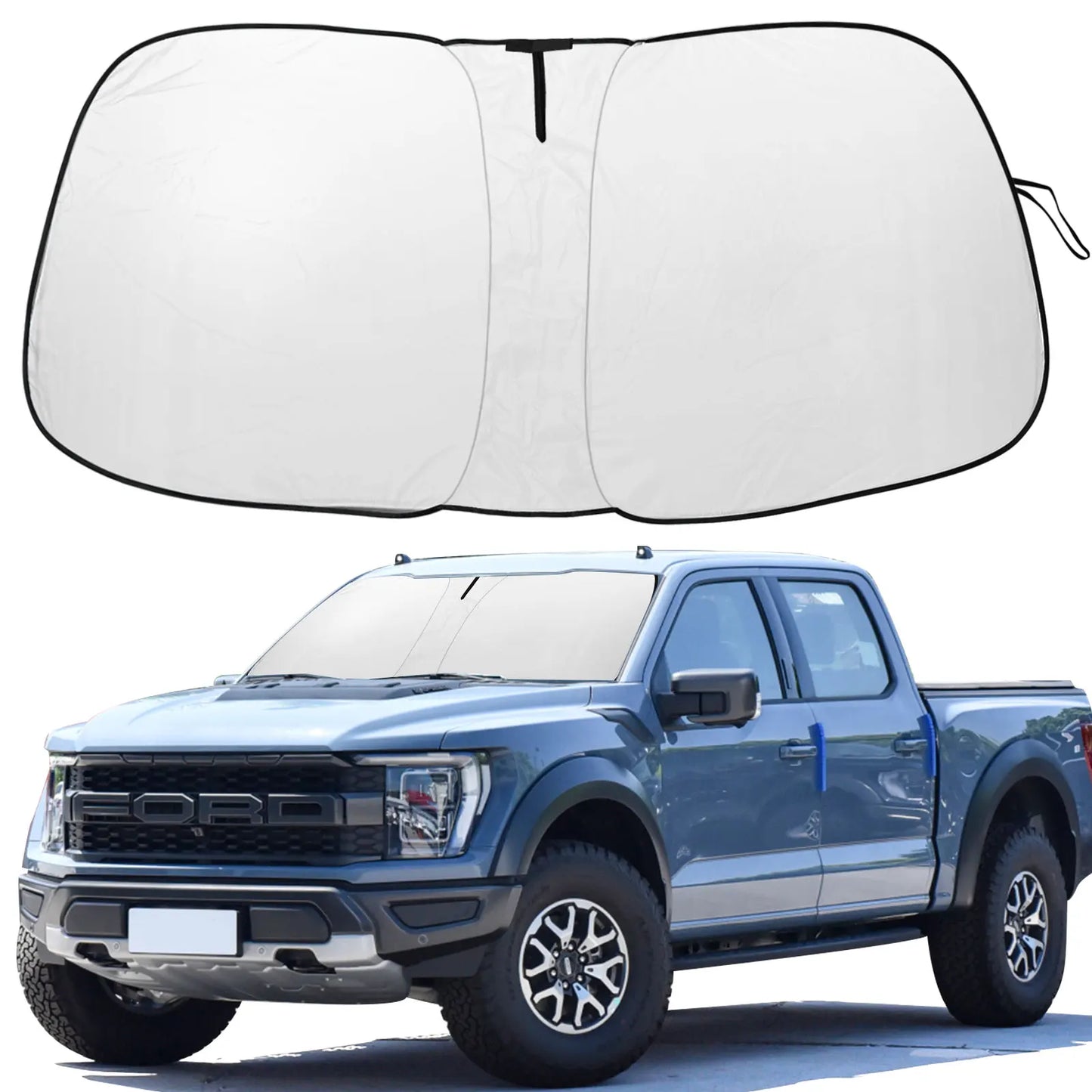 Custom Fit Sunshade for Ford F-150 (2021–2024) – UV Protection, Heat Blocking